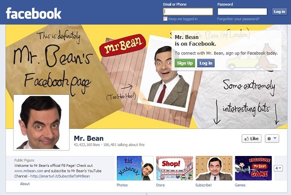 10 izmišljenih likova koji su nevjerojatno popularni na Facebooku facebook mr bean