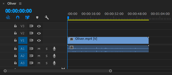 Adobe Premiere timeline - izrezati video adobe premijera
