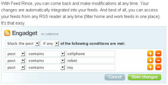 Dvije mrežne usluge za čišćenje vaših RSS feedova feedrinse2