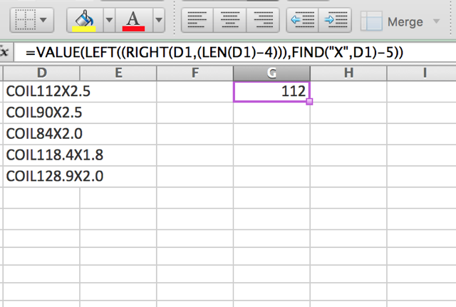 Excel-vrijednost funkcije