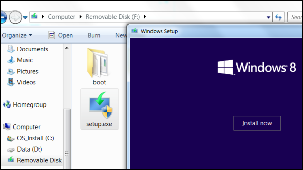 instalirati Windows 8 od usb