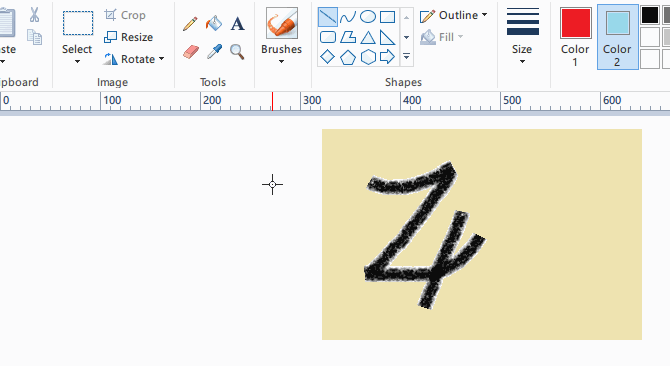 Adobe Photoshop vs. Microsoft Paint: Što vam stvarno treba? oblici alata mspaint