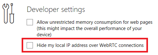 postavke microsoft ruba - WebRTC