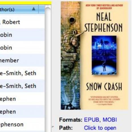 Korisnički vodič za Calibre eBook Manager kalibar 19