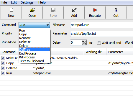 program stvoriti batch datoteke