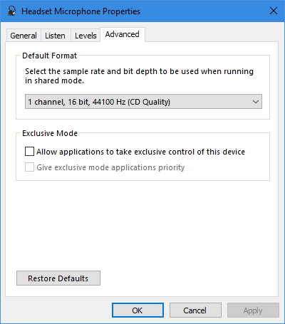 Napredne osobine sustava Windows 10 Mic