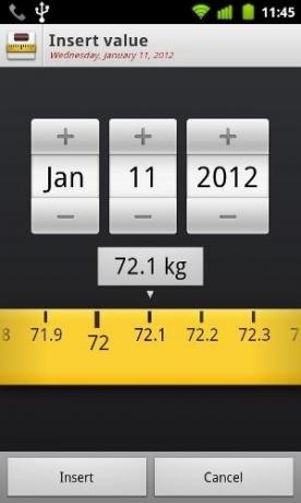 track weight android