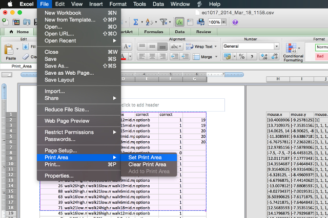 Excel-set-print-područje