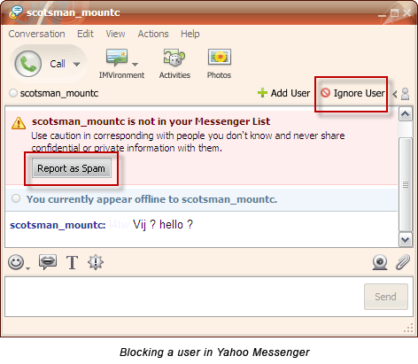Instant Messenger Hacks: 10 sigurnosnih savjeta za zaštitu sebe Yahoo blok