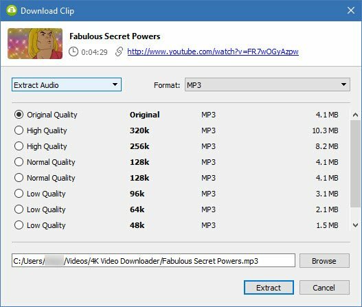 4K Video Downloader Preuzima YouTube Popise, kanale i više 4K Video Downloader Download Audio