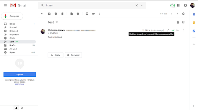 Proširenje Google Chrome pošte