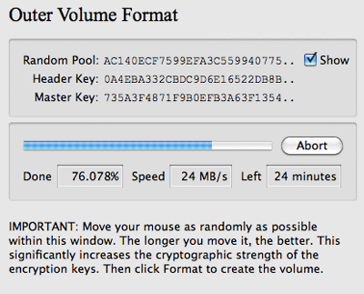 Kako stvoriti istinski skrivenu particiju s TrueCrypt 7 5 šifriranjem