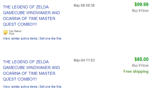 Zelda Wind Waker i Ocarina Master Quest Combo _ eBay