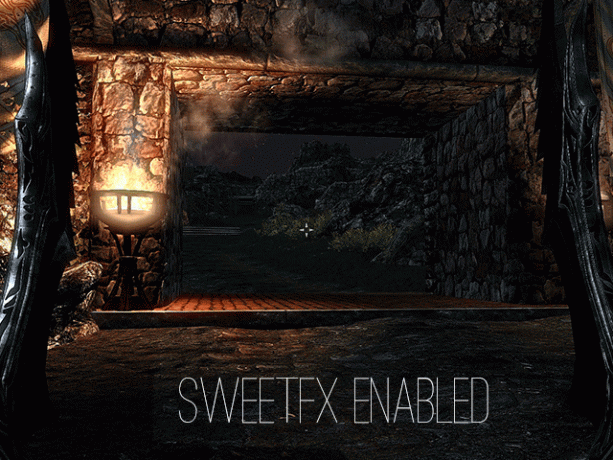 SweetFX Skyrim prikaz za prvu osobu