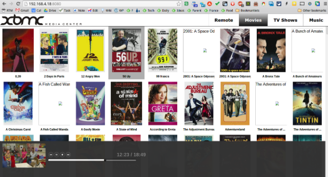 IP Filmovi preglednika XBMC