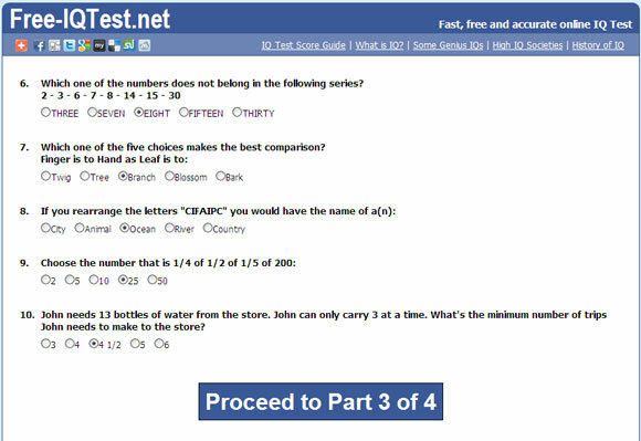 IQ-Test03 zabavne testove