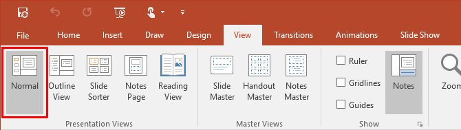 Kako prikazati trenutni datum i vrijeme u PowerPoint prezentaciji PowerPoint 2016 View Normal 670x189