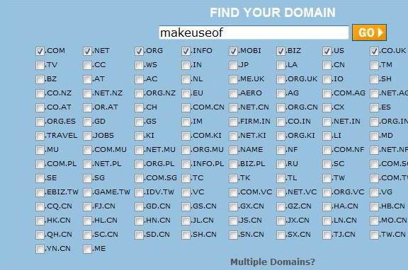opskurne TLD registracije