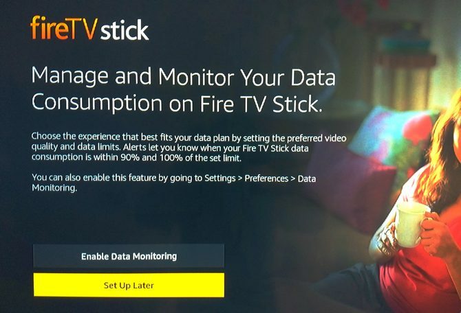 Postavljanje Amazon Fire TV Stick: upravljanje i nadzor potrošnje podataka