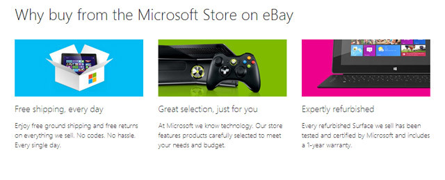 Microsoft eBay-trgovina