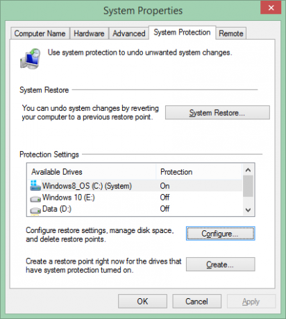 Zaštita sustava Windows 8