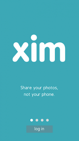 XIM-početni zaslon