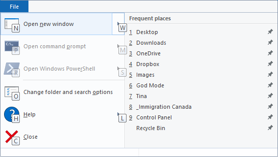 Datoteka preglednika Windows 10