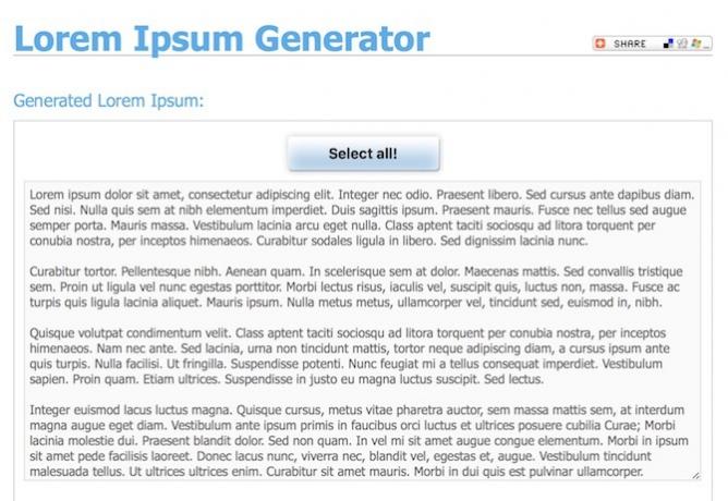 Kako stvoriti impresivne dokumente i predloške stranica na Mac Lorem Ipsum Generatoru