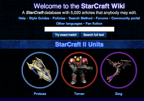 starcraft ii web stranica