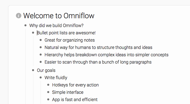 omniflow strukturiran-liste