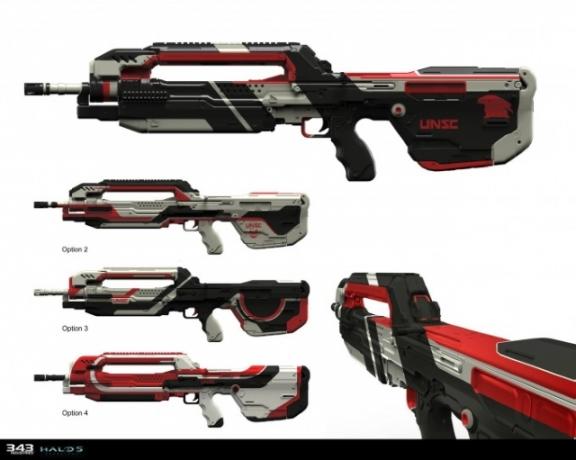 Primjer koncepta umjetnosti Halo 5 Guardians Weapon