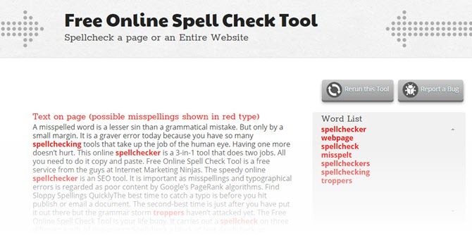 Najbolji način za provjeru teksta i web stranica za pravopisne pogreške Pravopisni provjeri rezultata
