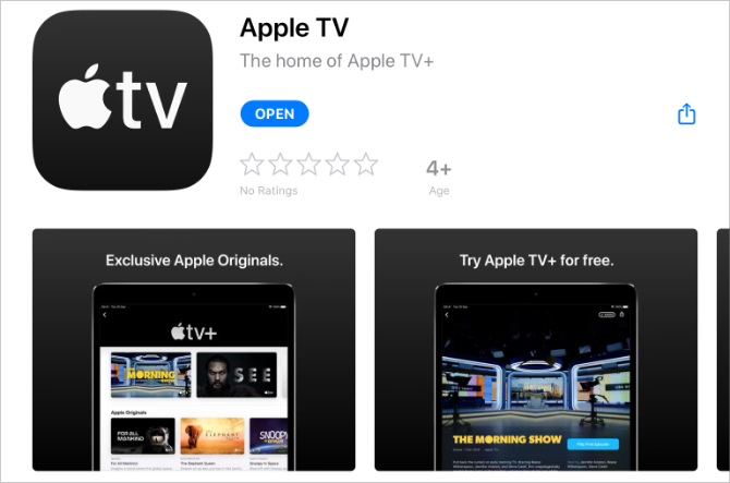 Apple TV na App Storeu