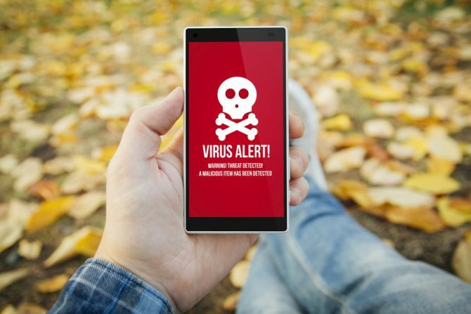 lažni virus upozorava mobilni zlonamjerni softver