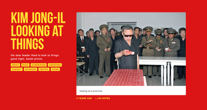 kim jong il gledajući stvari