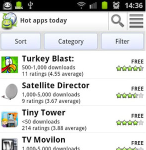 Android app pretraživač