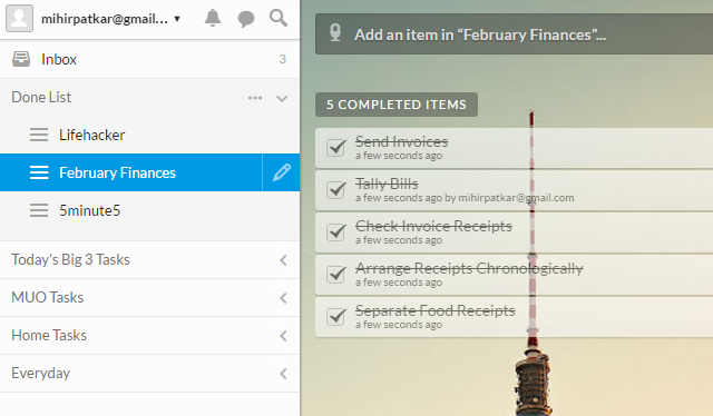 Wunderlist-mape-Quick-Add-Update-učinjeno-listu