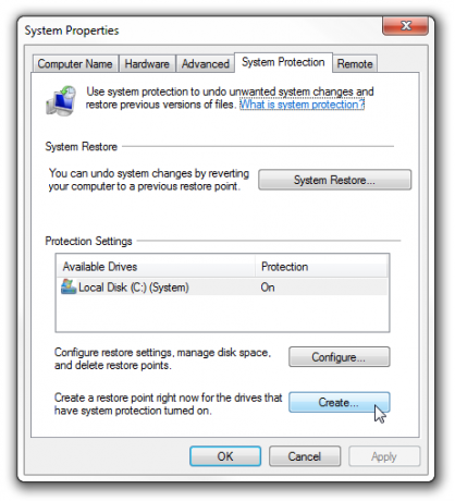 gumb za pokretanje sustava Windows 7