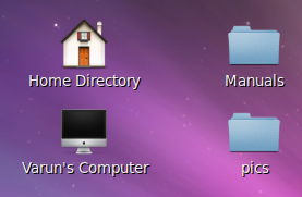 Kako staviti ikone doma, računala i smeća na Ubuntu Desktop shotcomp