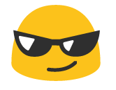 Cool sunčane naočale Emoji