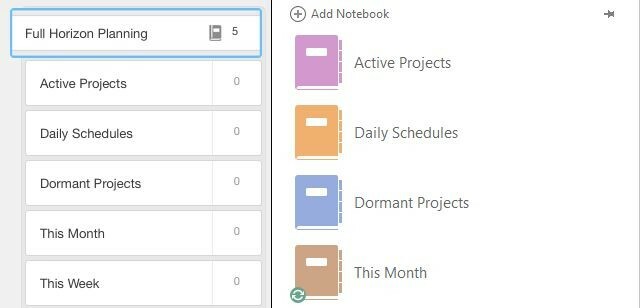 Fool Proof sustav za planiranje i upravljanje više projekata Evernote OneNote Bilježnice 640x308