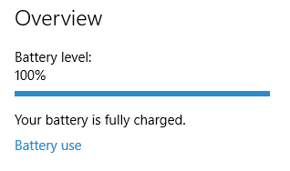Pregled baterije Windows 10