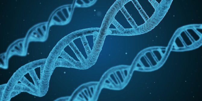 Ilustracija dvostruke spirale DNA