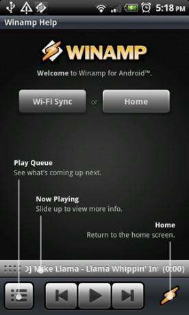 Winamp objavljuje Android Media Player 1.0 [Novosti] Winamp Dobrodošli