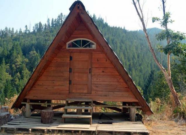 airbnb-a-frame kabina