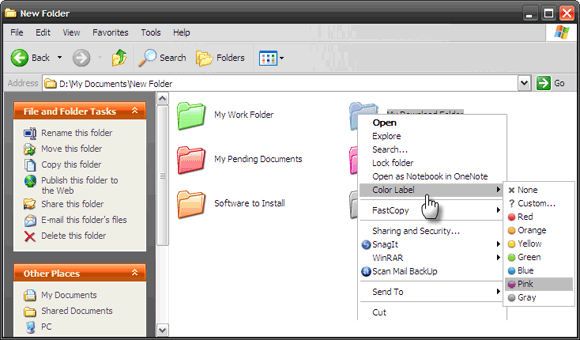 iColorFolder - program za izmjenu ikona