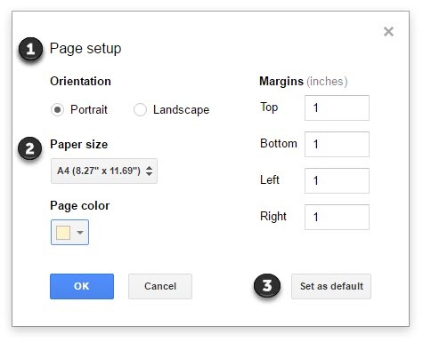 Kako začiniti Google dokumente postavkama stranice prilagođenih boja pozadine